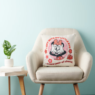 Coussin Minnie Mouse Je vois avec mon petit œil…