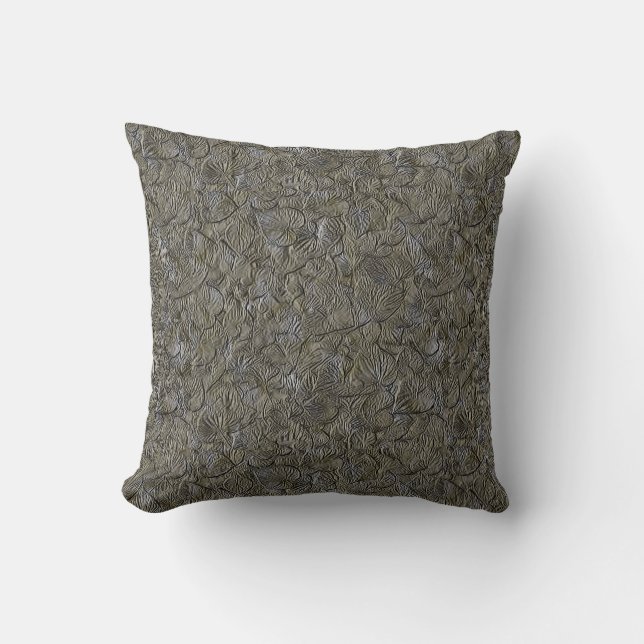Coussin Minuscule Motif d'art naturel Feuille (Recto)