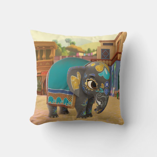 Coussin Mira| Anoop - Eléphant (Recto)