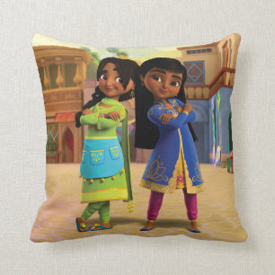 Coussin Mira et Priya