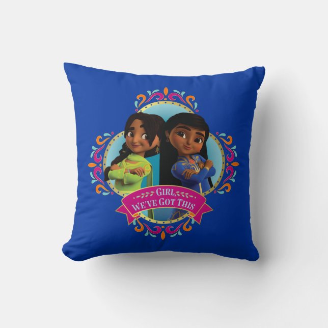 Coussin Mira et Priya| Nous avons ceci (Recto)
