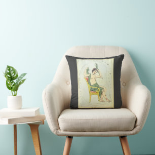Coussin Miroir d'Urania, Carte céleste d'astronomie vintag