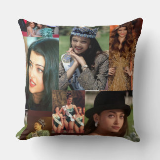 Coussin Miss Monde Aishwarya Rai