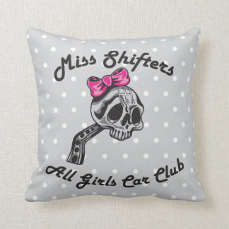 Coussin Miss Shifters lance l'oreiller
