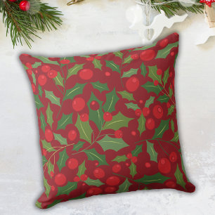 Coussin Mistletoe Noël Vacances Bourgogne