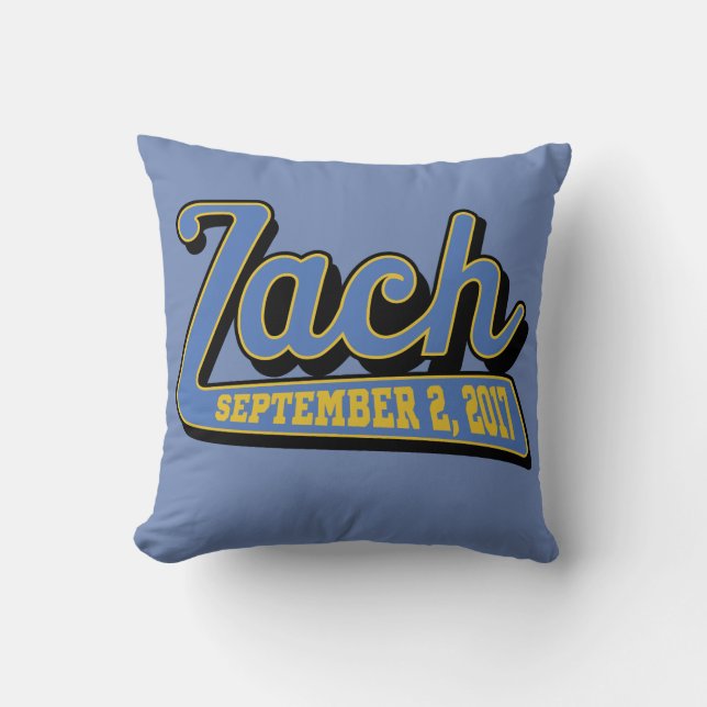 Coussin mitzvah de la barre des zach (Recto)