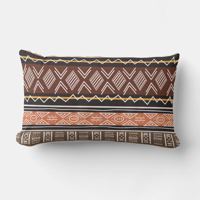 Coussin Mix Motif Tribal (Recto)