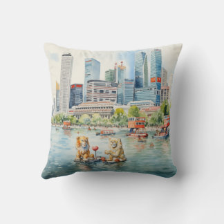 Coussin Mlion Marina Bay Architecture Singapour #2