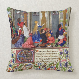Coussin Mme 2617 Arcitas priant à Mars, Palemon priant t