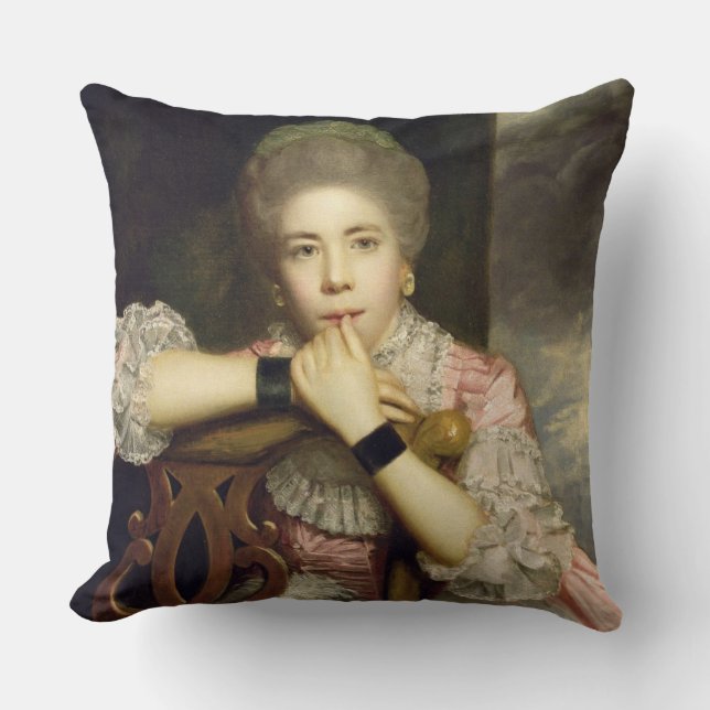 Coussin Mme Abington comme Mlle Prue dans amour de (Recto)