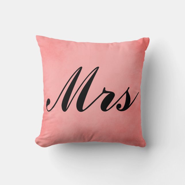 Coussin Mme Lovely Pink Parchment M. et Mme. (Recto)