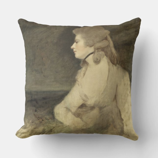 Coussin Mme Robinson, c.1784 (huile sur la toile) (Recto)