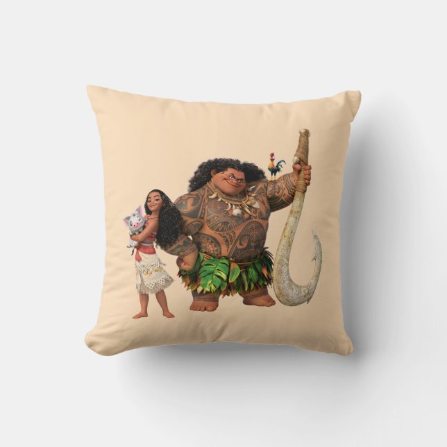 Coussin Moana | L'Océan nous connecte (Recto)