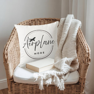 Coussin Mode Avion Voyage Décoration Aviation 