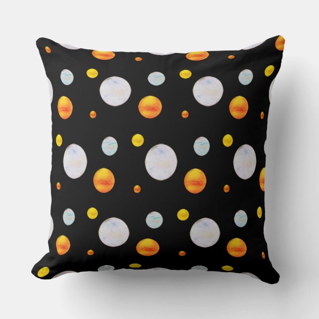 Coussin Mode Beaux Points Polka (Recto)