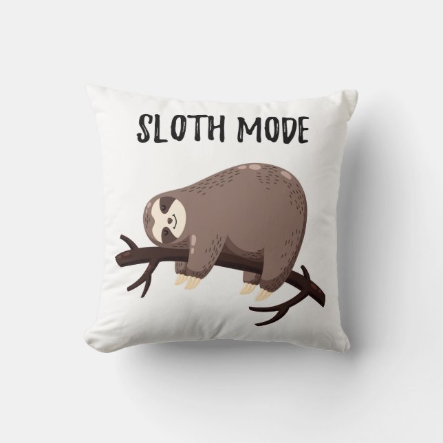 Coussin Mode de paresse (Recto)
