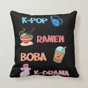 Coussin Mode K-Pop pour les fans de K-Drama et K-Pop coré