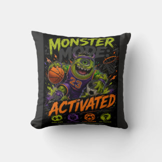 Coussin Mode Monstre Activé – Monstre de Sport Basket