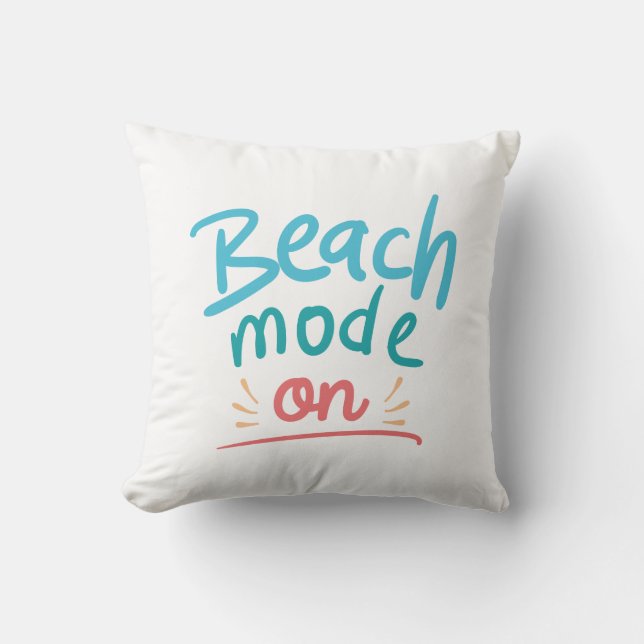 Coussin Mode Plage (Recto)