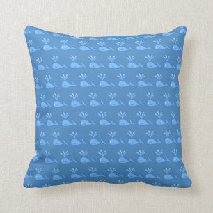 Coussin Modèle de baleine bleue
