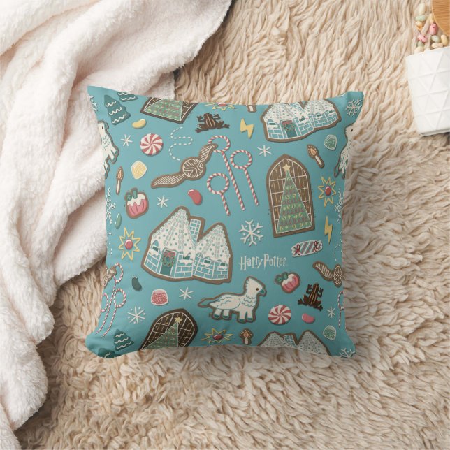 Coussin Modèle de cookie de Noël HARRY POTTER™ HOGWARTS™ (Couverture)