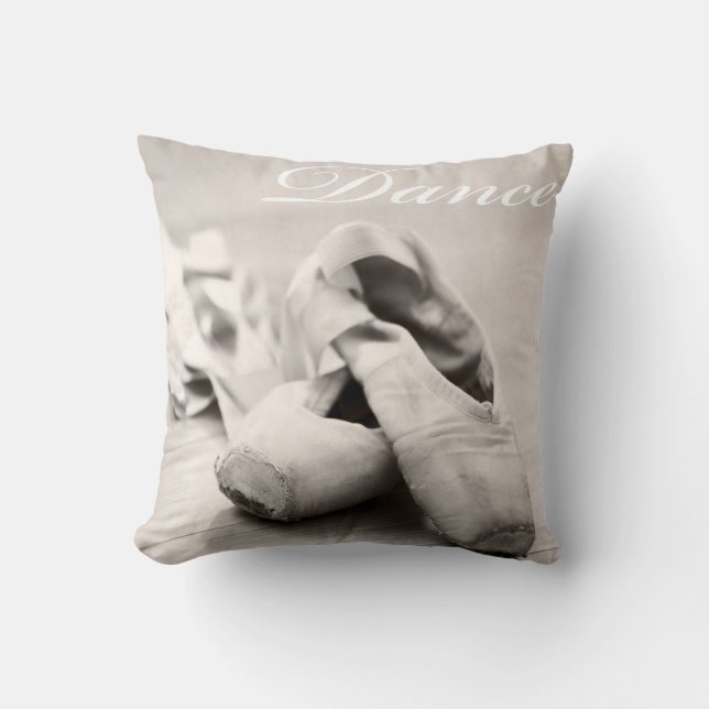 Coussin Modèle de danse de chaussures de Pointe de (Recto)