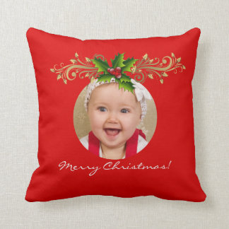 Coussin Modèle de photo de Noël Xmas Bébé famille