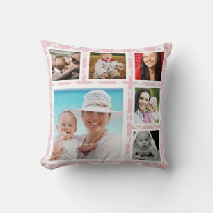 Coussin Modèle de photo personnalisé DIY