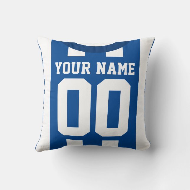 Coussin Modèle de sport Jersey personnalisable, Fo (Verso)