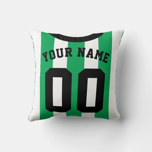 Coussin Modèle de sport Jersey personnalisable, Fo (Verso)