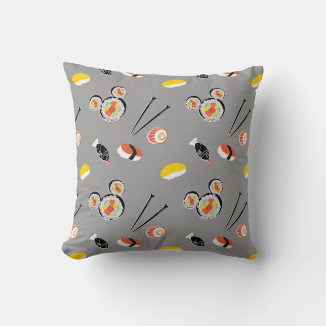 Coussin Modèle d'icône de sushi Mickey Mouse (Recto)