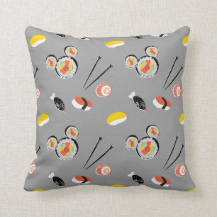 Coussin Modèle d'icône de sushi Mickey Mouse