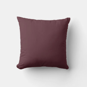Coussin modèle floral simple d'aubergine