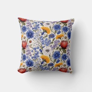 Coussin Modèle Floral Vintage