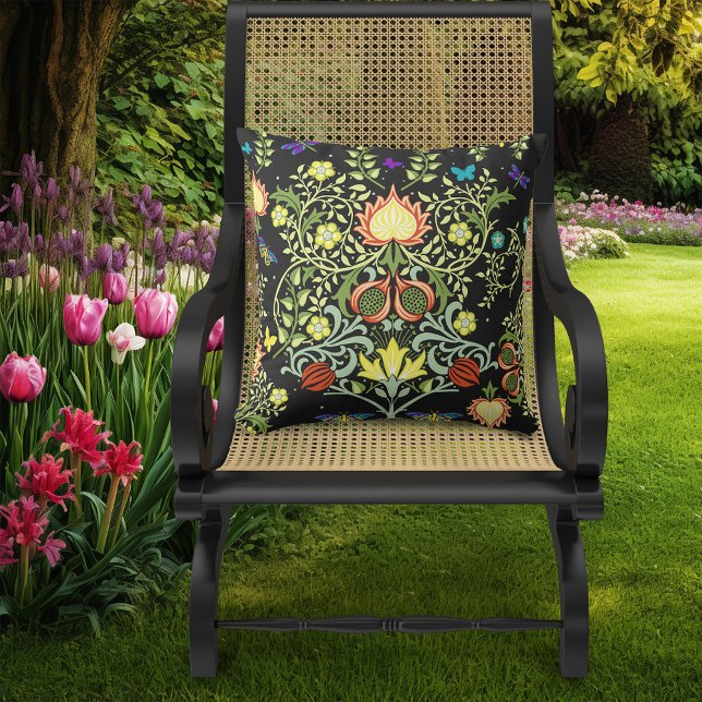 Coussin Modèle Floral William Morris (Créateur téléchargé)