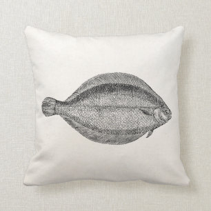 Coussin Modèle personnalisé par poissons vintages de fle