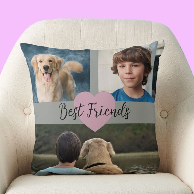 Coussin Modèle photo Best Friends Animaux (Créateur téléchargé)