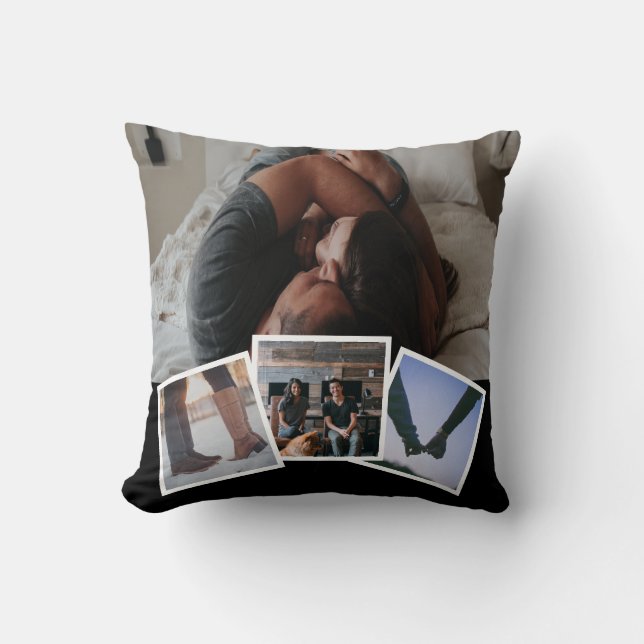 Coussin Modèle photo personnalisé (Recto)