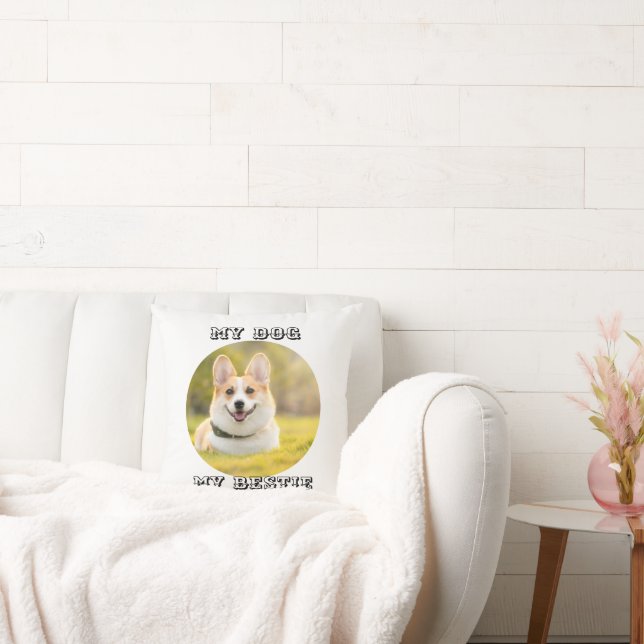 Coussin Modèle photo personnalisé pour My Dog - My Best (Canapé)