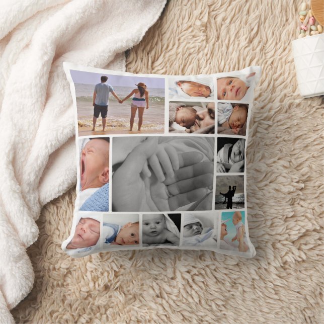Coussin Modèle photo personnalisé unique (Couverture)