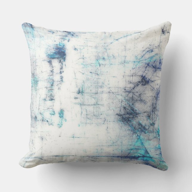 Coussin Modern Abstract Art Throw Pillow (Recto)
