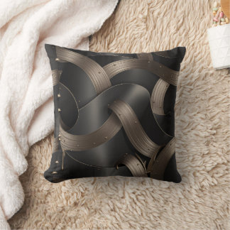 Coussin Modern Bronze Flow Luxury Masculine Accent