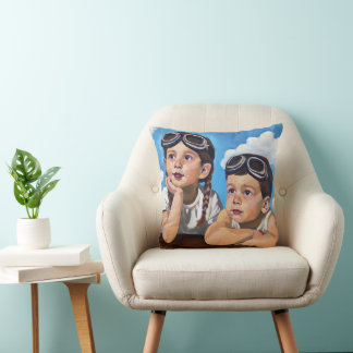 Coussin Modern Cherub Painting - Rembrandt Inspired Art