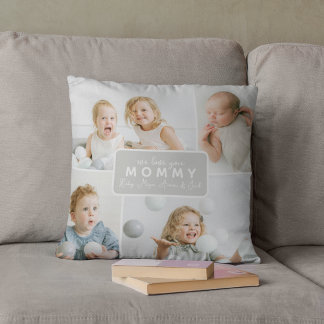 Coussin Modern Mommy 4 Photo Gray