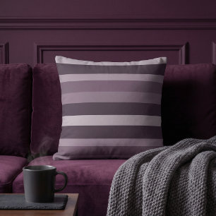Coussin Moderna Linear   Chardon et prune fumée