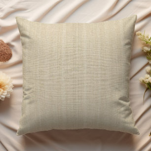 Coussin Moderne Burlap Beige Minimaliste 
