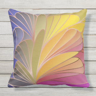 Coussin moderne, coloré, Art nouveau, art déco, motif, 