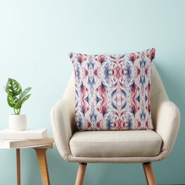 Coussin moderne décoratif bleu Accent (Chaise)