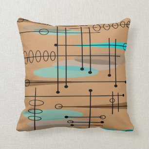 Coussin moderne du milieu du siècle 11