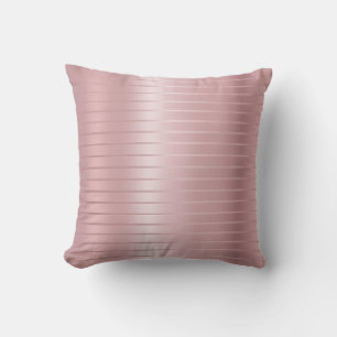 Coussin Moderne Élégant Luxueux Modèle Rose Doré